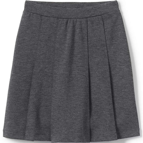 Land’s End Uniform Pointe Skirt Charcoal Gray Women’s 14 - Picture 1 of 4